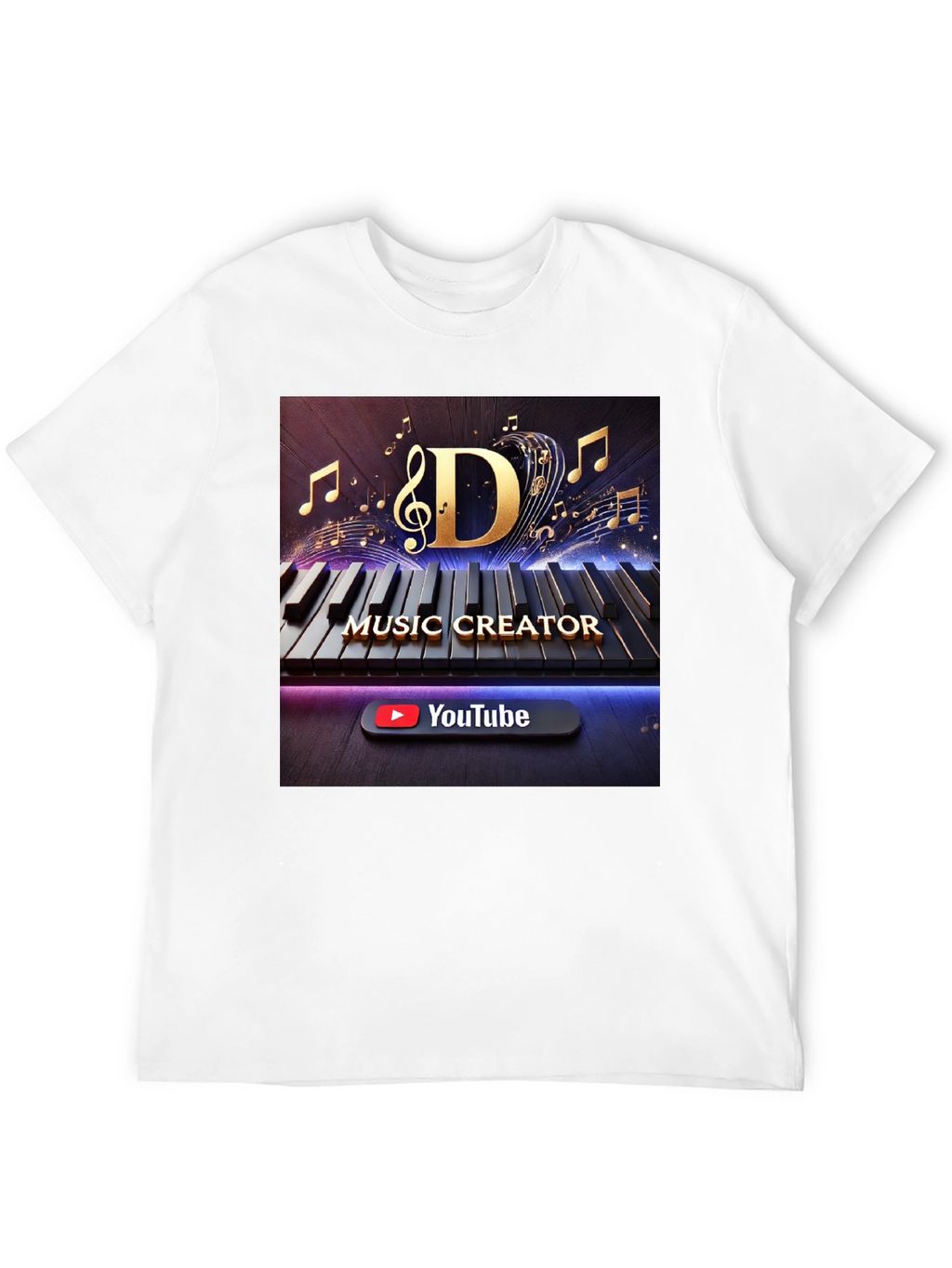 Music Creator T-Shirt - Keyboard Design