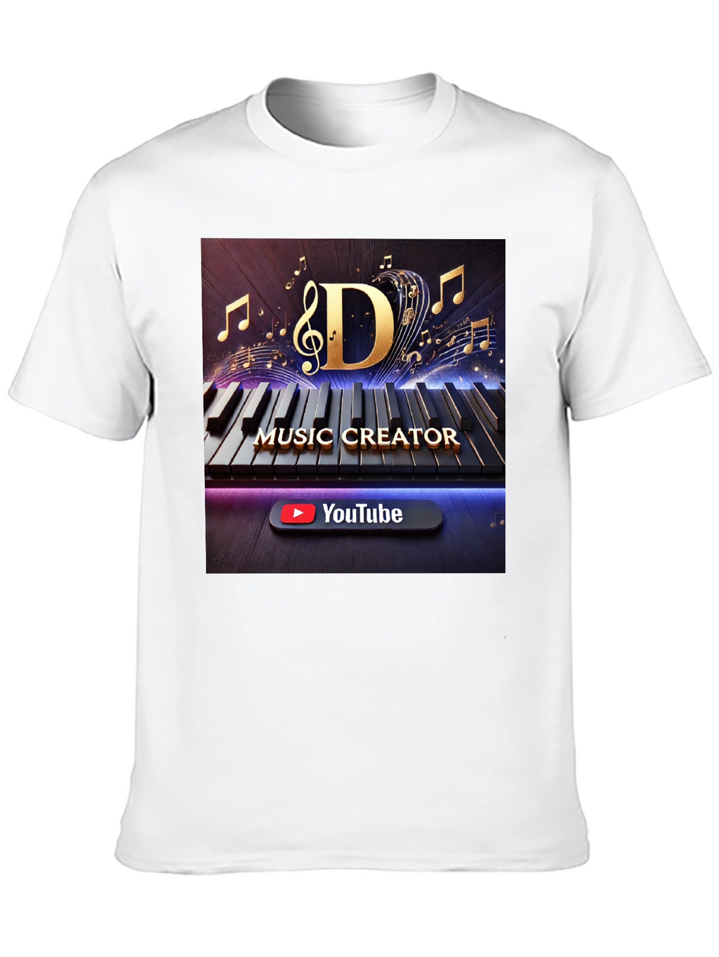 Music Creator T-Shirt - Keyboard Design