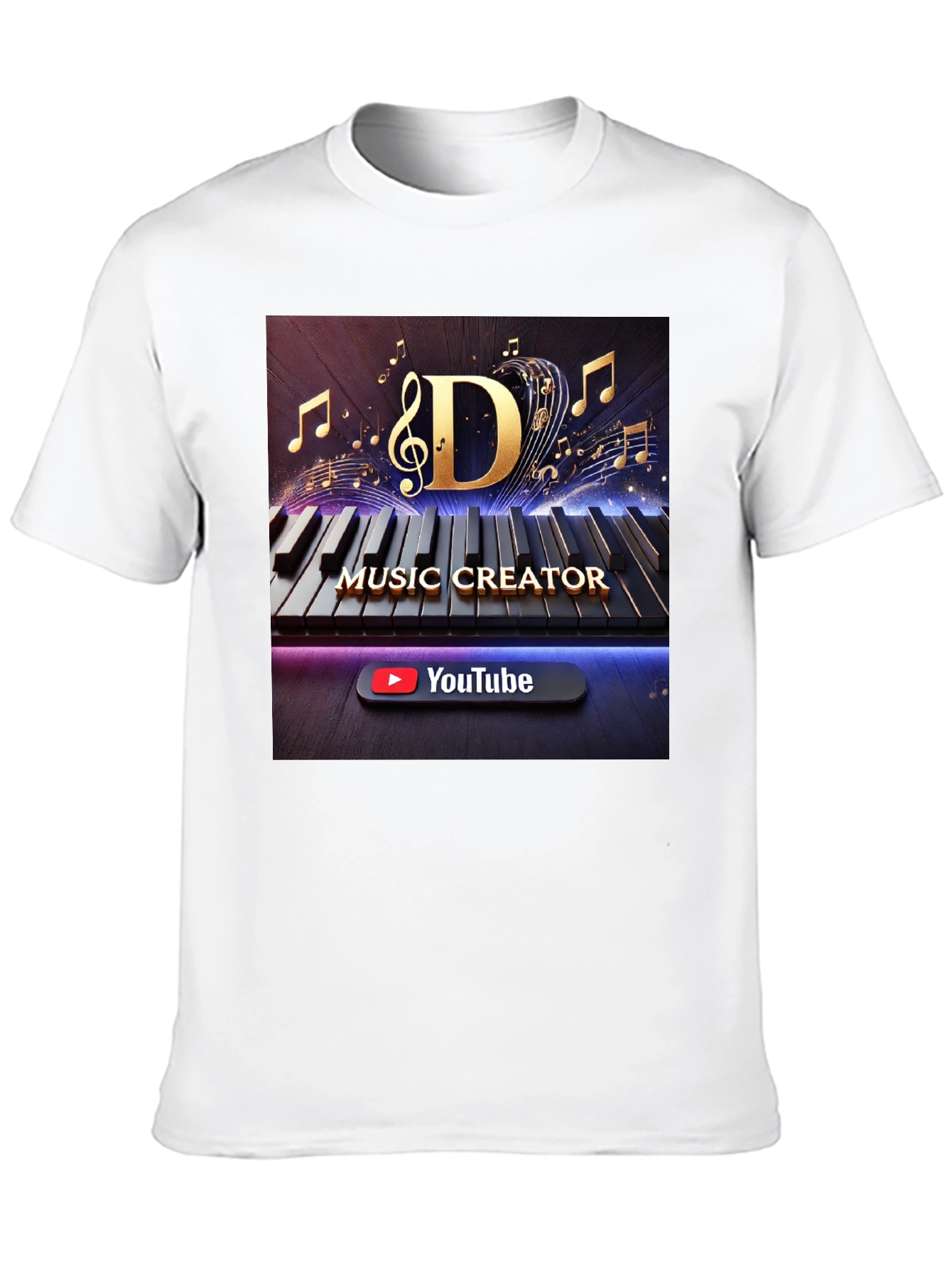 Music Creator T-Shirt - Keyboard Design