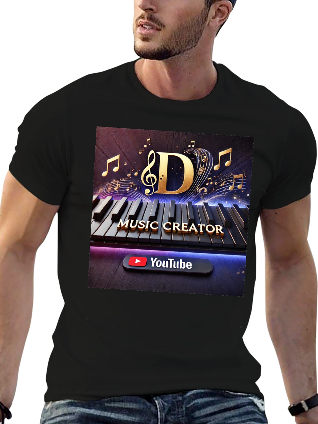 Music Creator T-Shirt - Keyboard Design