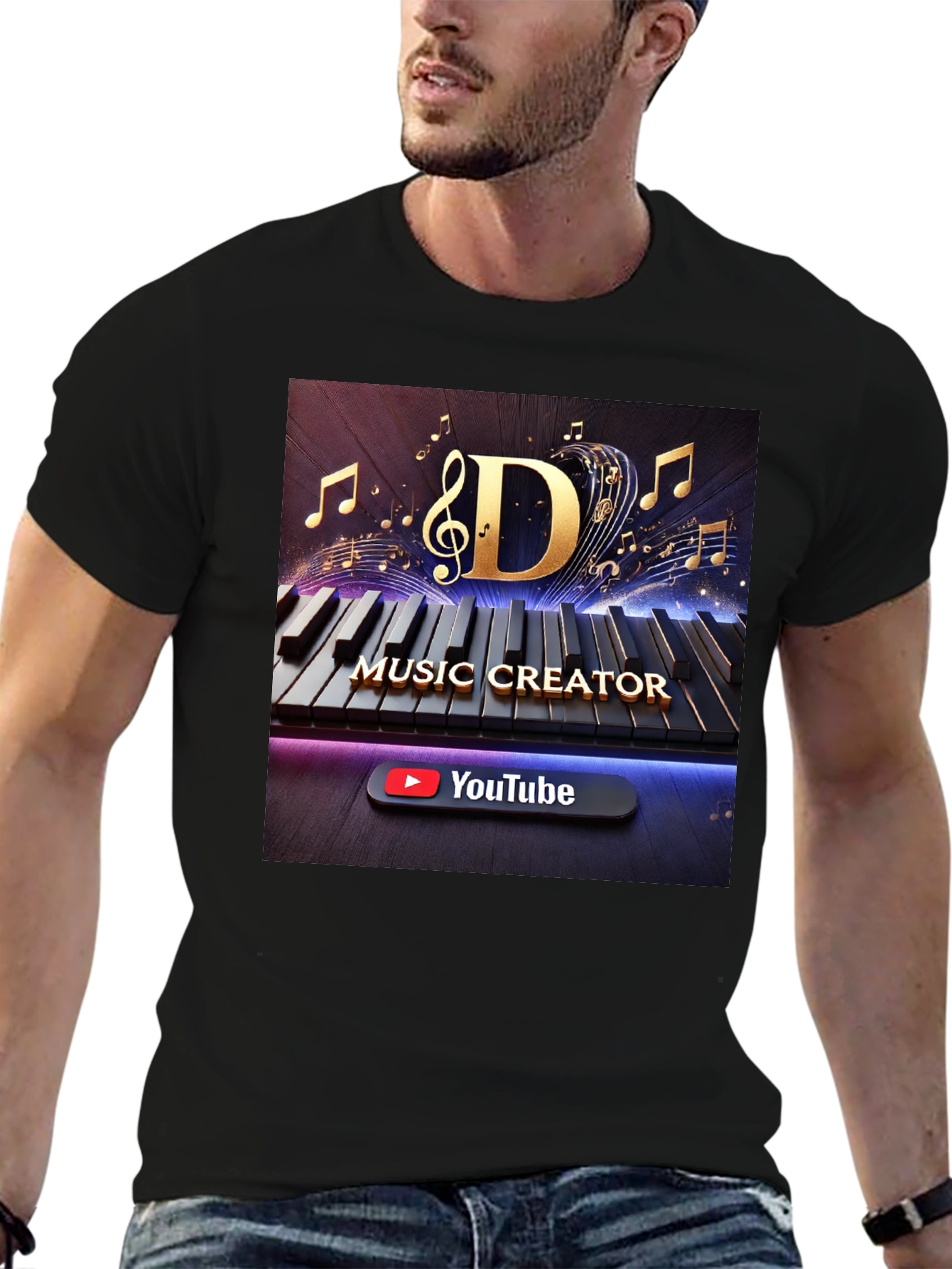 Music Creator T-Shirt - Keyboard Design