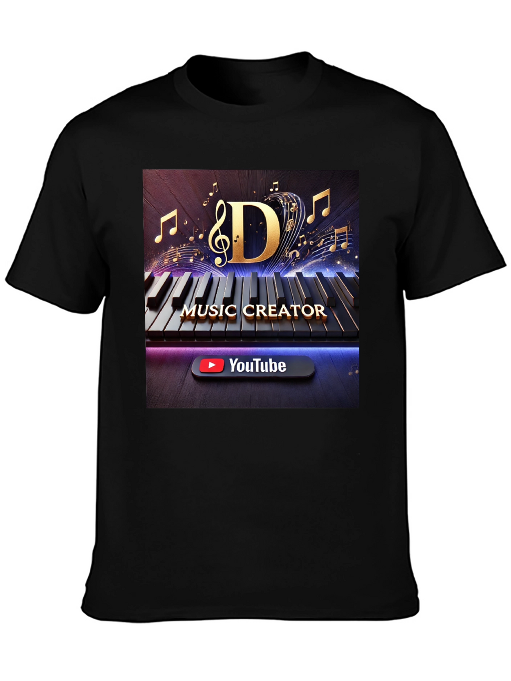 Music Creator T-Shirt - Keyboard Design
