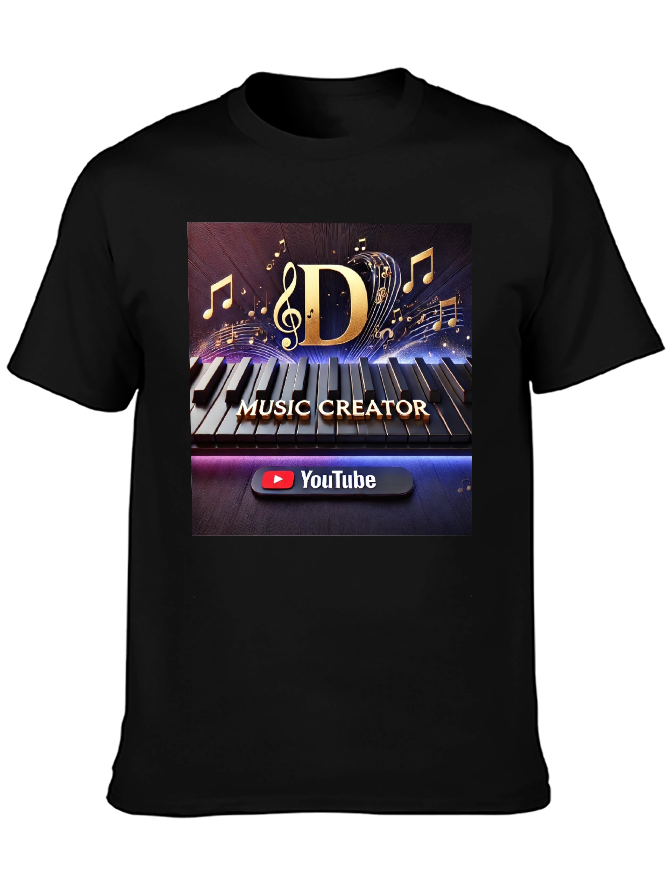 Music Creator T-Shirt - Keyboard Design