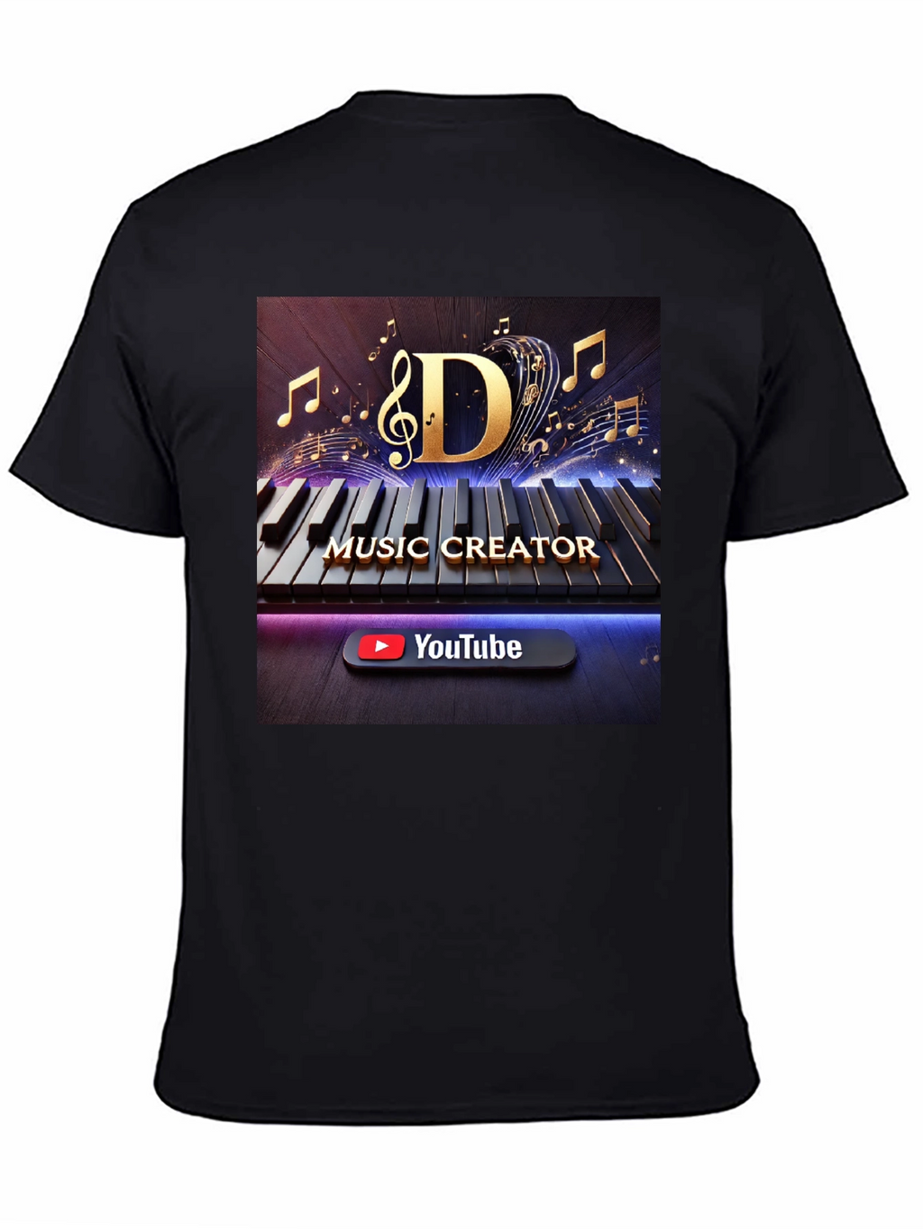 Music Creator T-Shirt - Keyboard Design