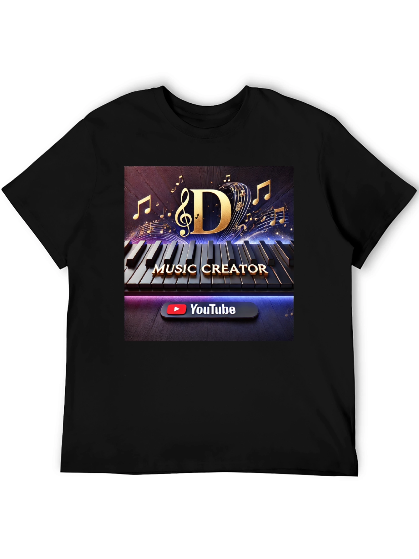 Music Creator T-Shirt - Keyboard Design
