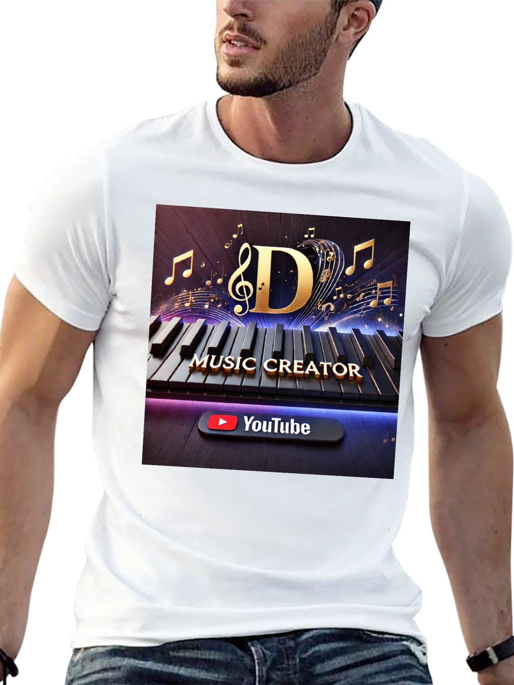 Music Creator T-Shirt - Keyboard Design