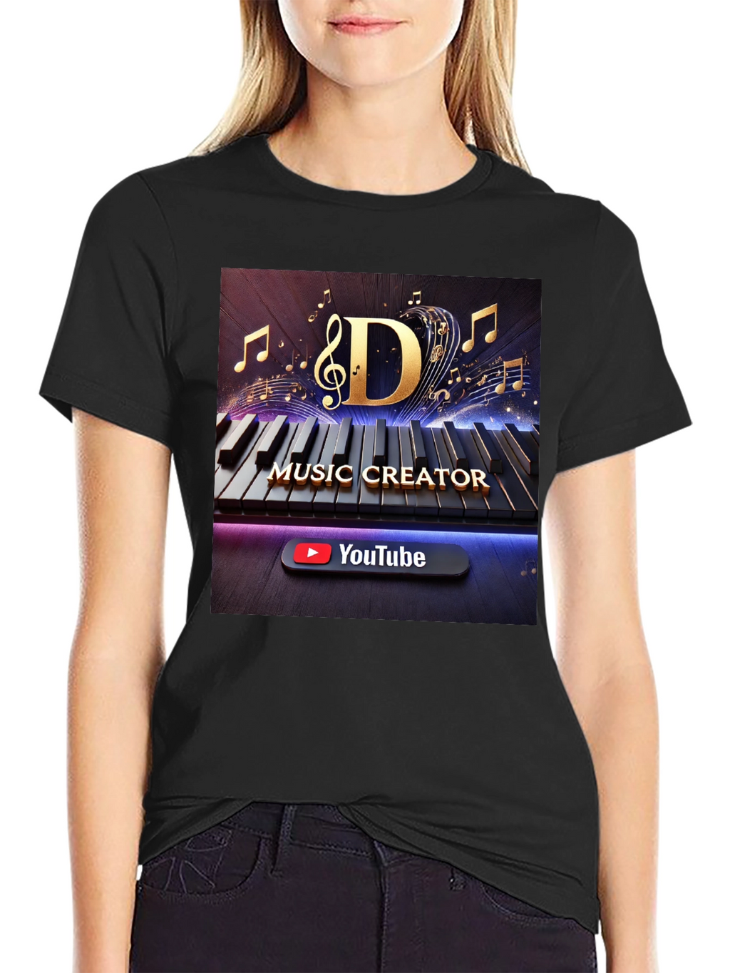 Music Creator T-Shirt - Keyboard Design