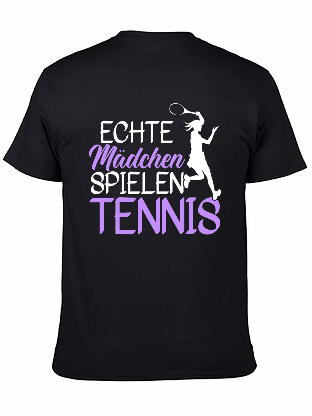 Echte Mädchen Tennis Graphic T-Shirt