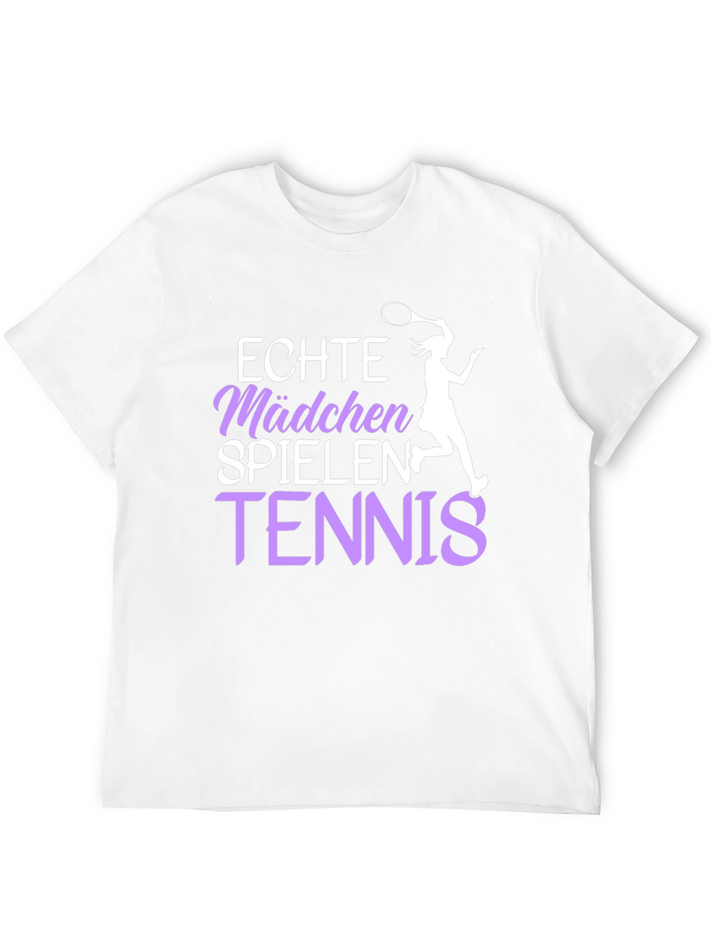 Echte Mädchen Tennis Graphic T-Shirt