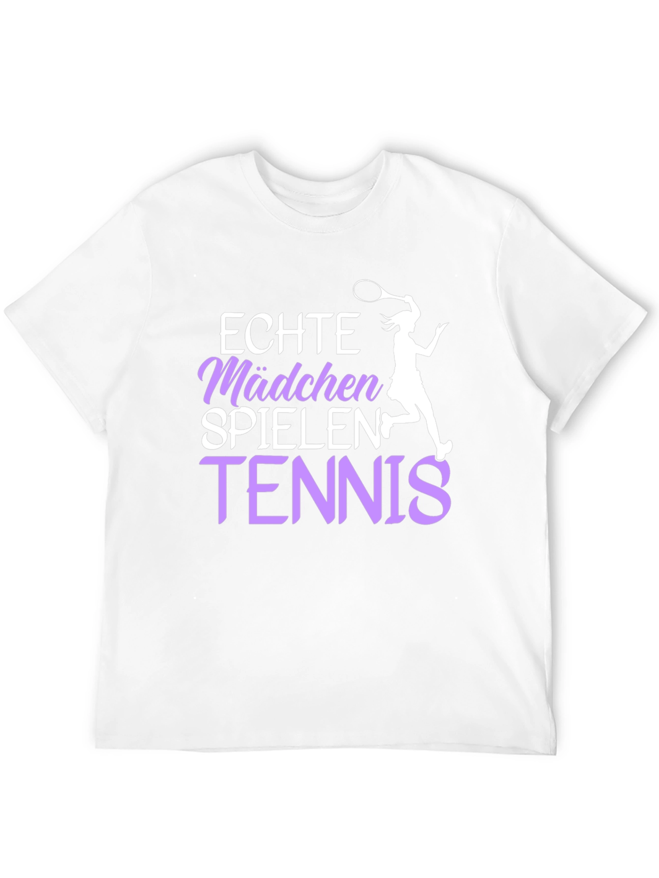 Echte Mädchen Tennis Graphic T-Shirt