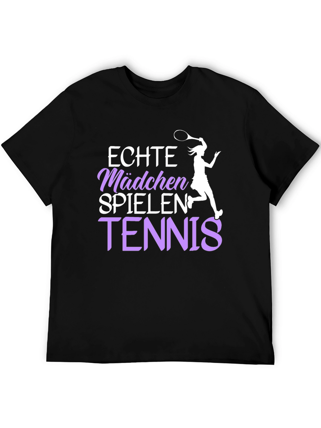 Echte Mädchen Tennis Graphic T-Shirt