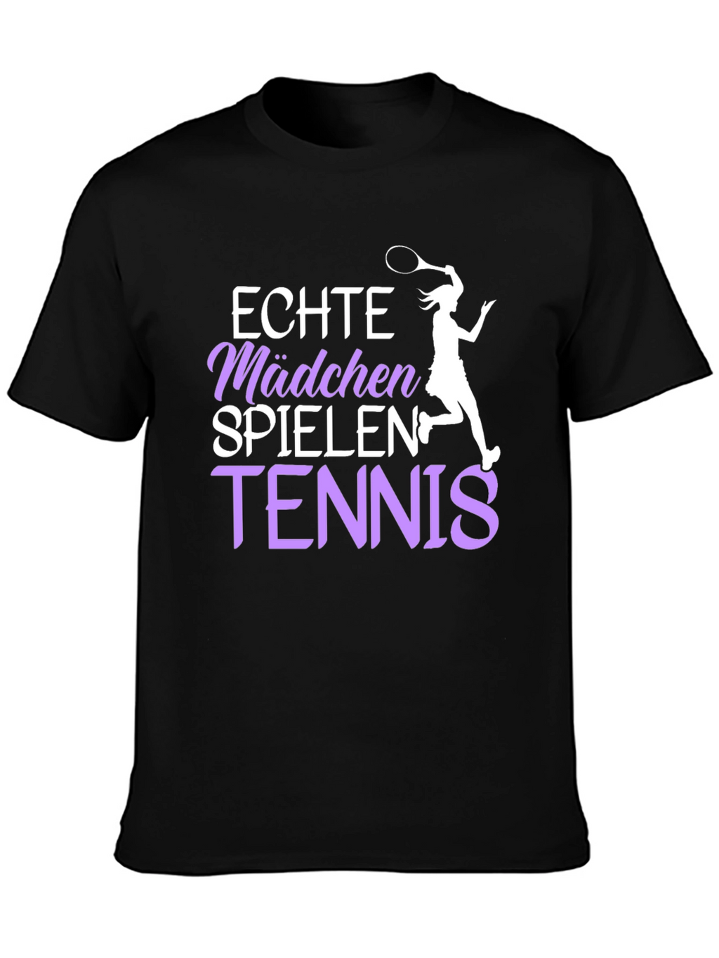 Echte Mädchen Tennis Graphic T-Shirt