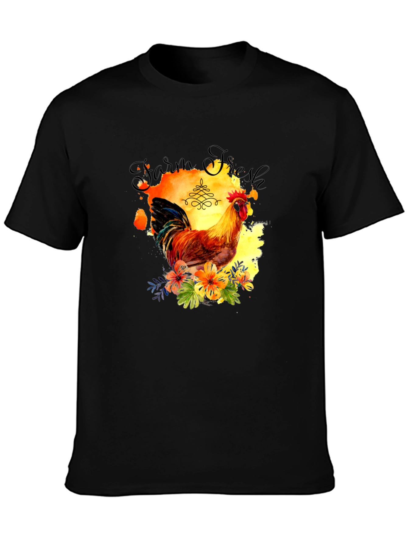 Farm Fresh Rooster Graphic Tee