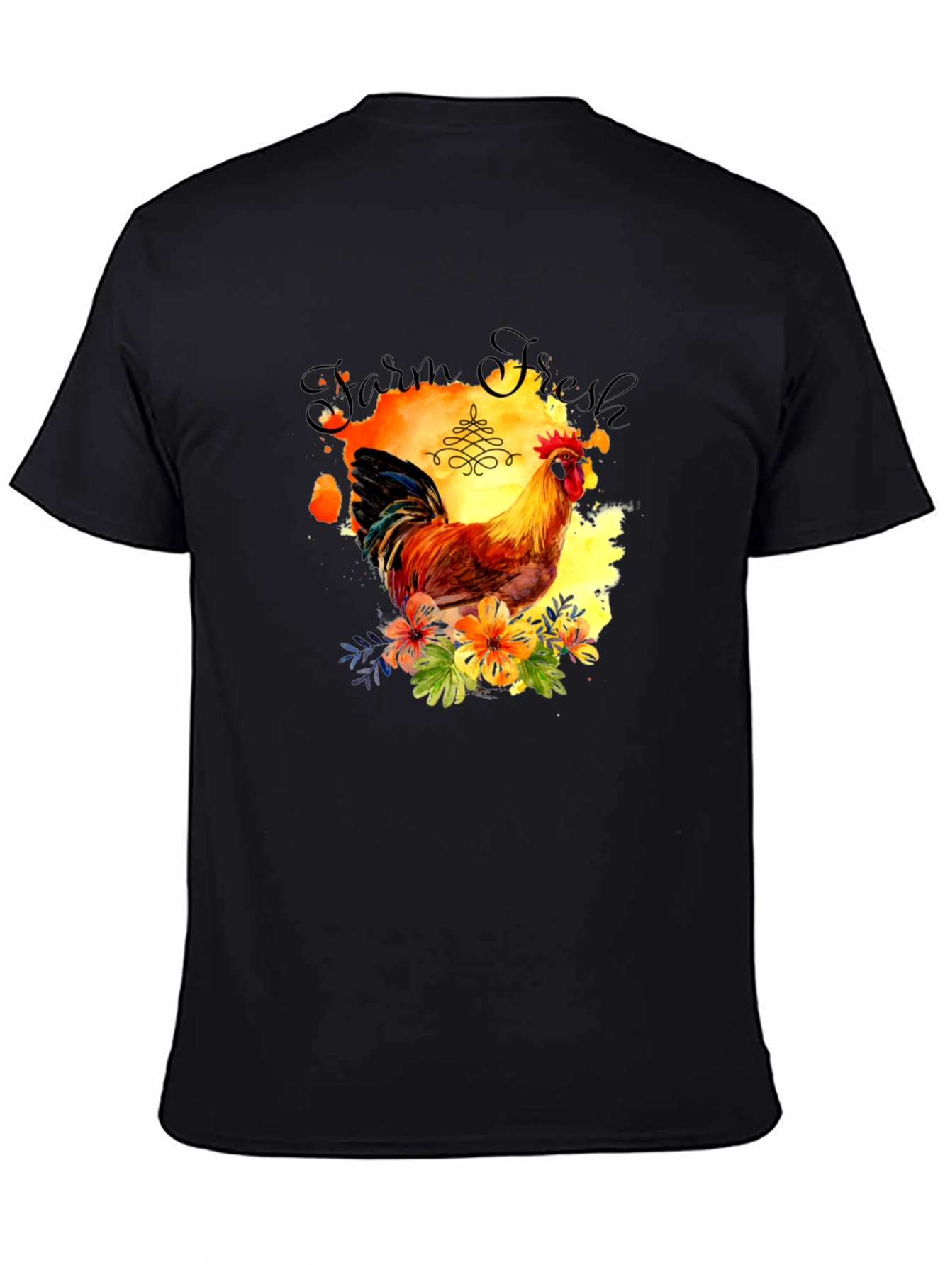 Farm Fresh Rooster Graphic Tee