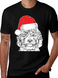Festive Doodle Dog Christmas T-Shirt