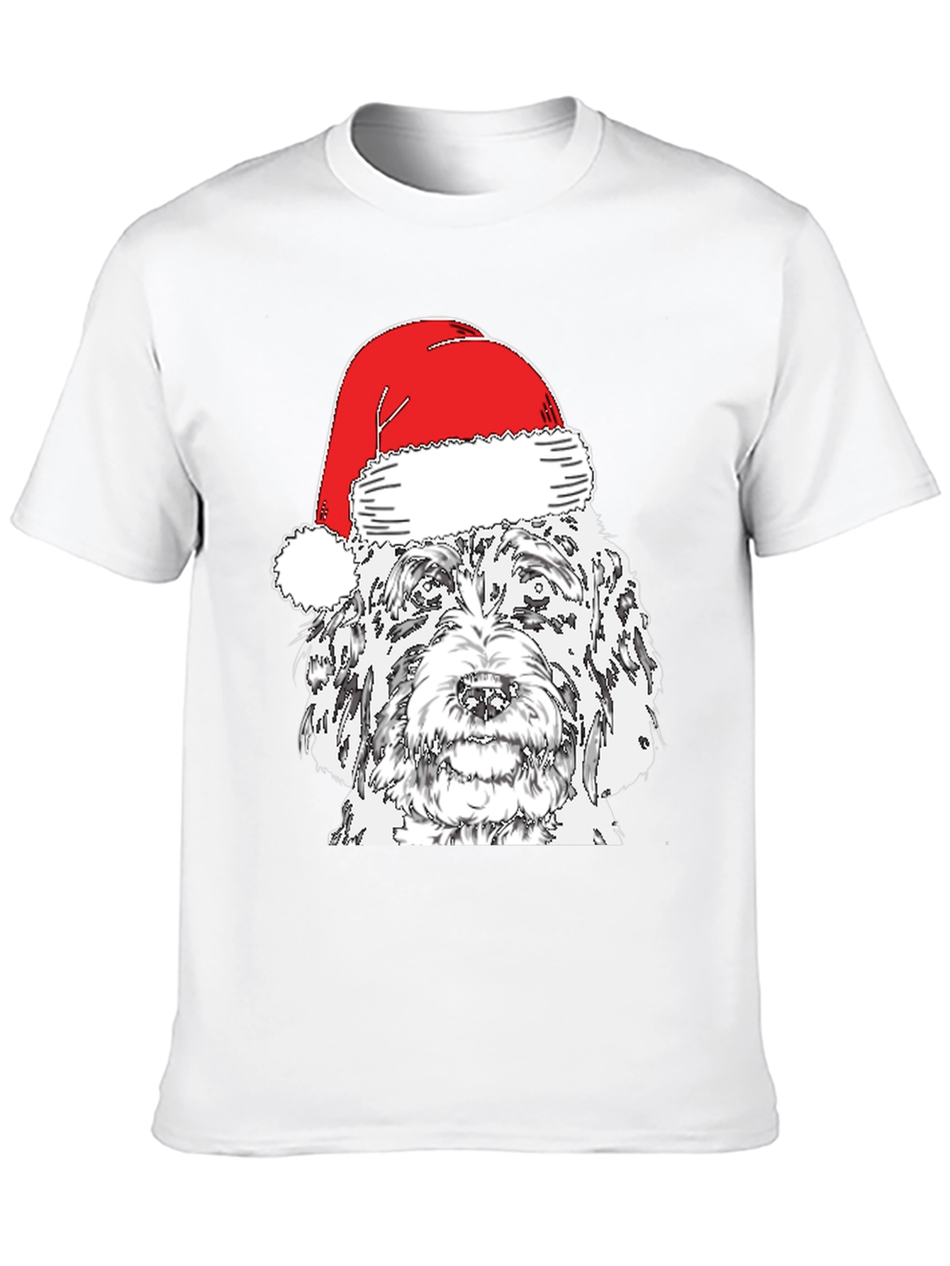 Festive Doodle Dog Christmas T-Shirt
