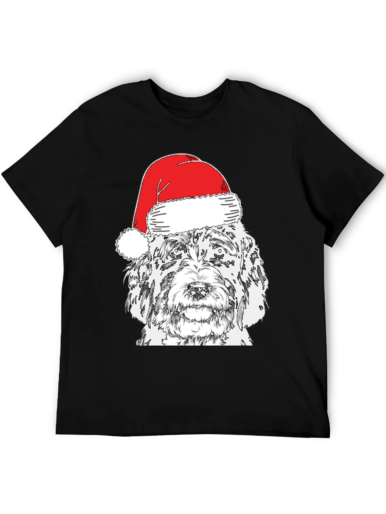 Festive Doodle Dog Christmas T-Shirt