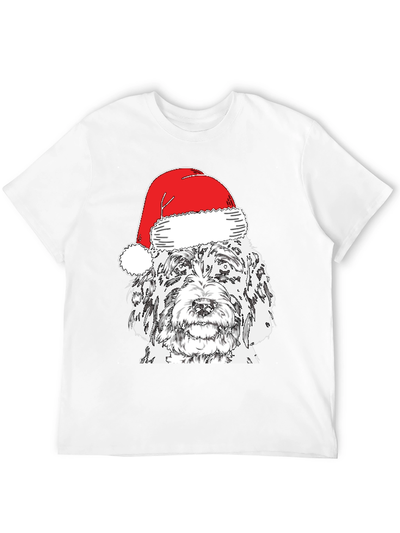 Festive Doodle Dog Christmas T-Shirt
