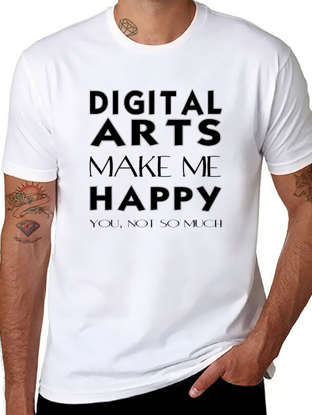 Digital Arts Make Me Happy T-Shirt