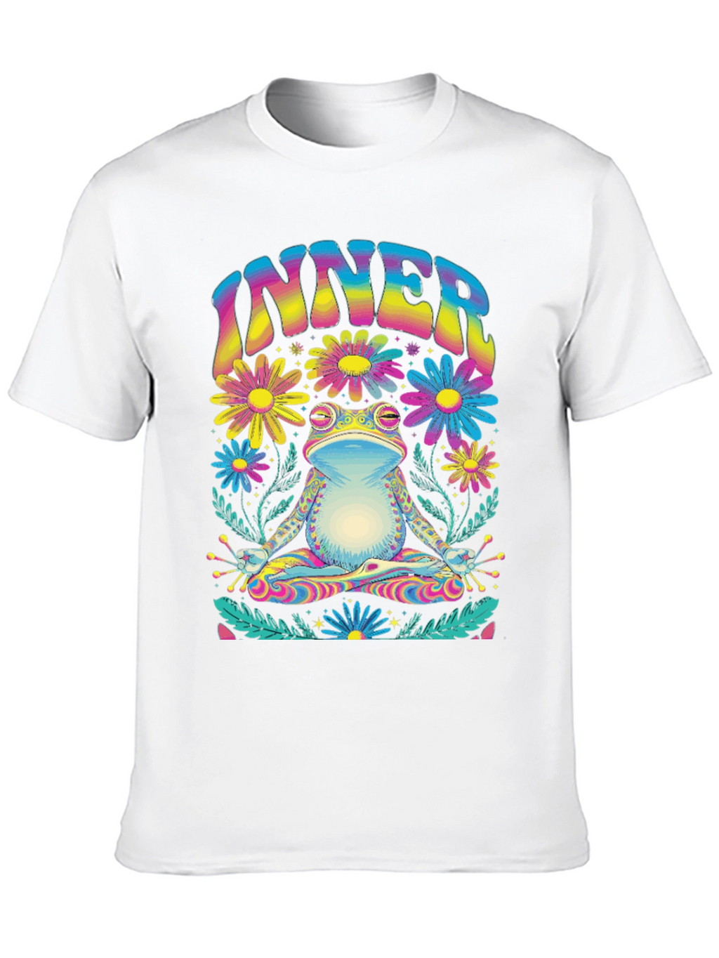 Inner Peace Frog Graphic Tee