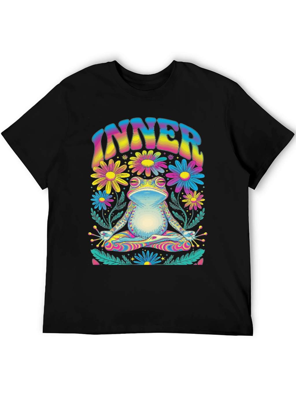Inner Peace Frog Graphic Tee
