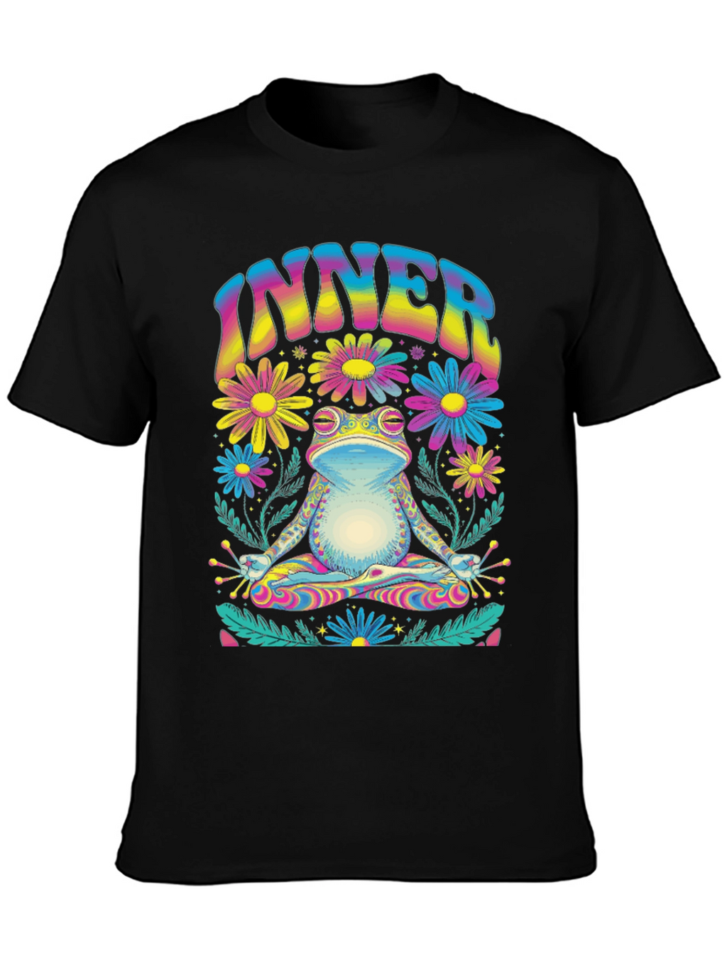 Inner Peace Frog Graphic Tee