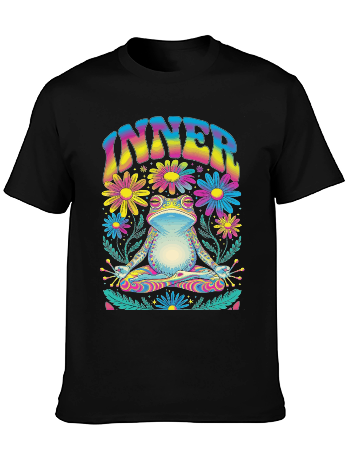 Inner Peace Frog Graphic Tee