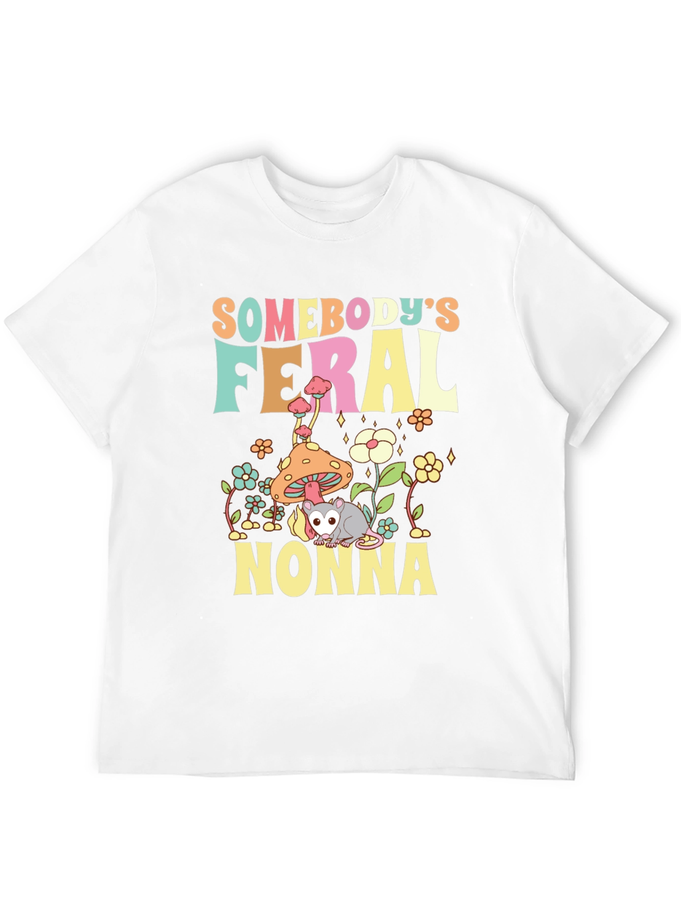 Somebodys Feral Nonna T-Shirt