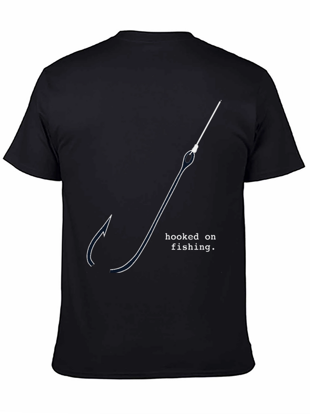 Hooked on Fishing Graphic T-Shirt
