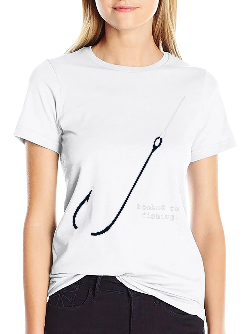 Hooked on Fishing Graphic T-Shirt