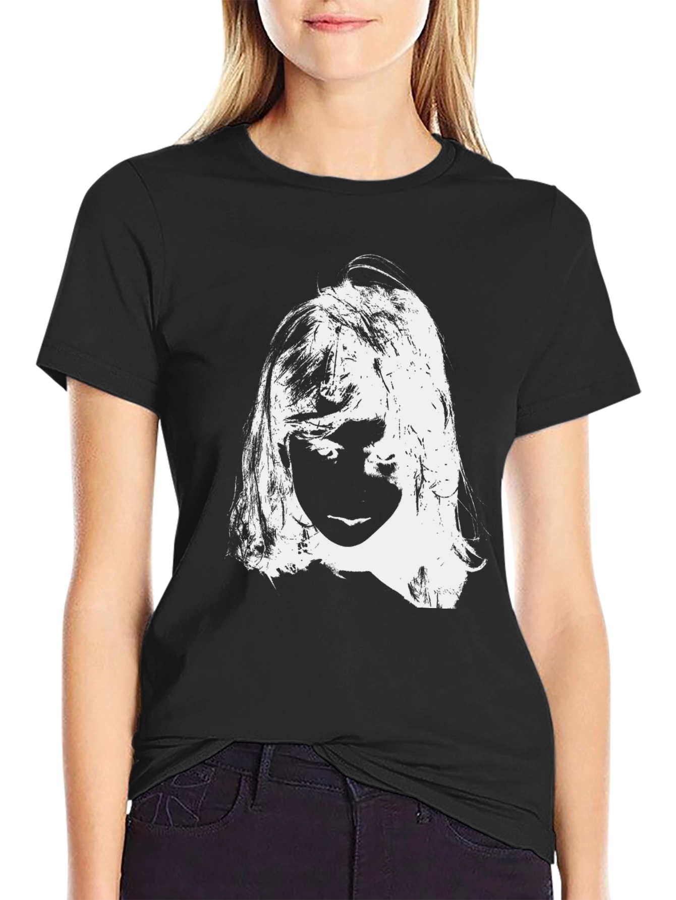 Monochrome Graphic T-Shirt