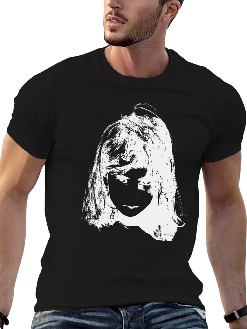 Monochrome Graphic T-Shirt