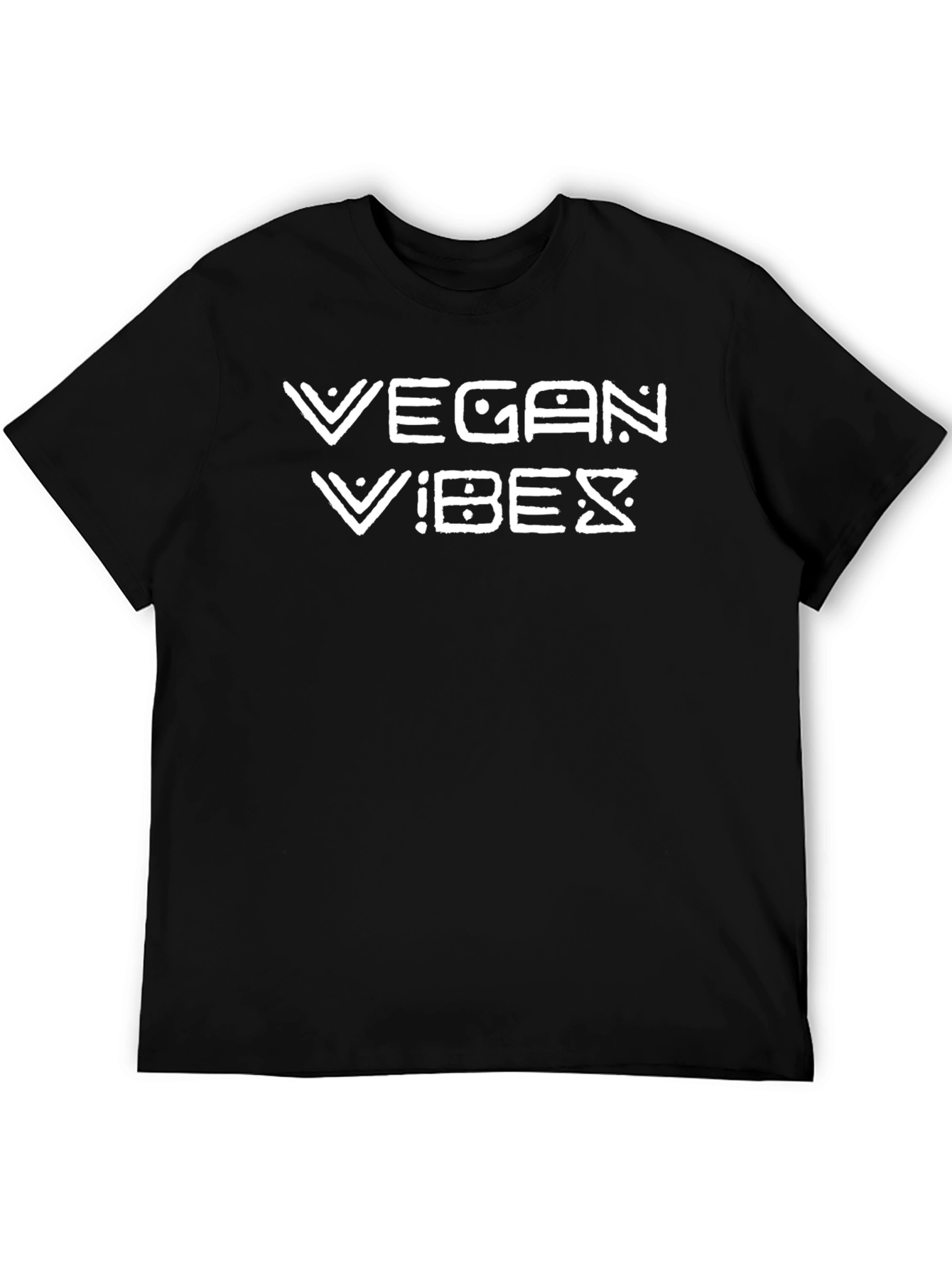 Vegan Vibes Graphic Tee - Black T-Shirt