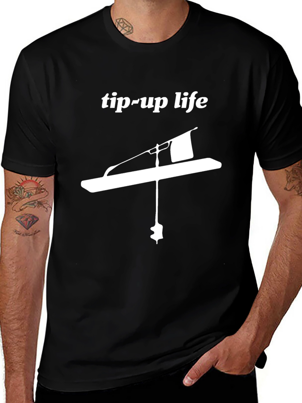 Tip-Up Life T-Shirt - Ice Fishing Tee