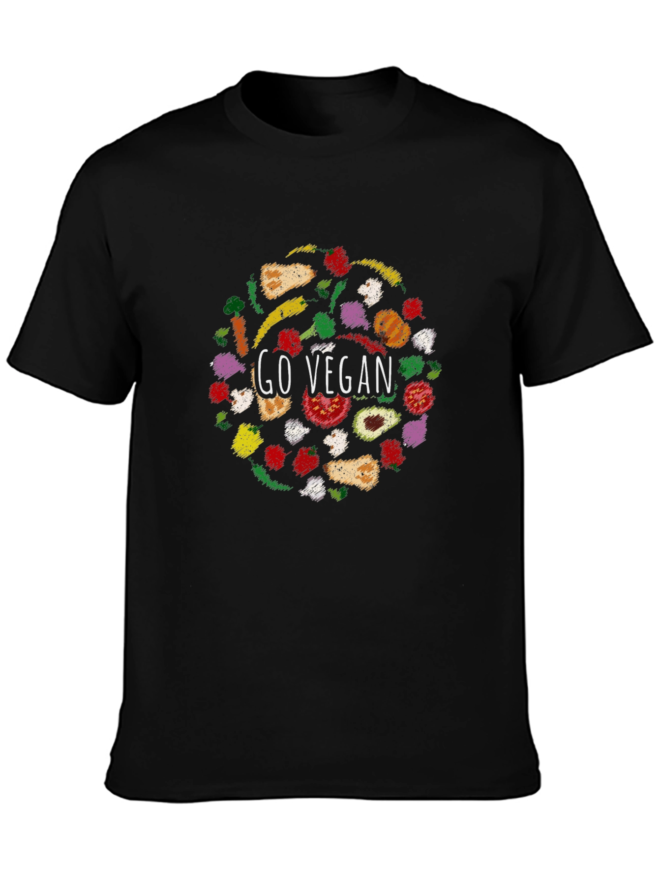 Go Vegan Graphic T-Shirt