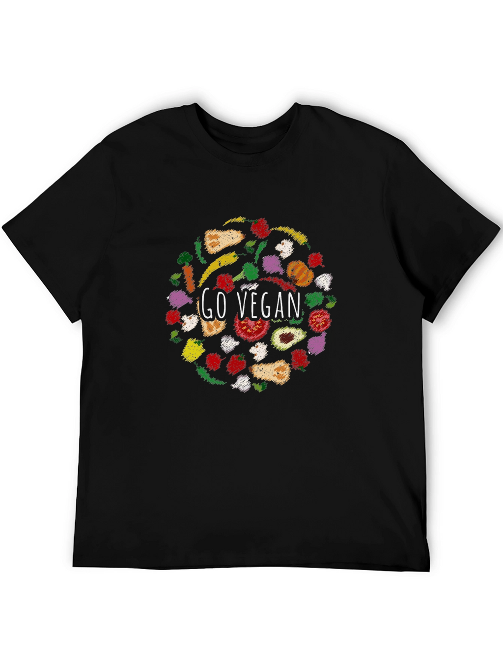 Go Vegan Graphic T-Shirt