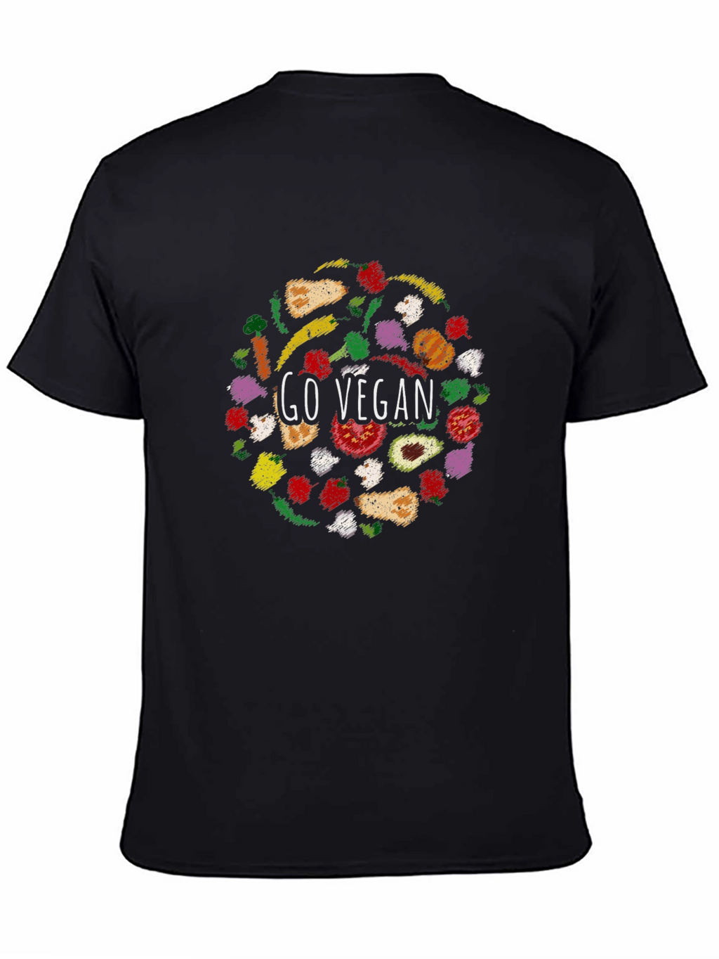 Go Vegan Graphic T-Shirt