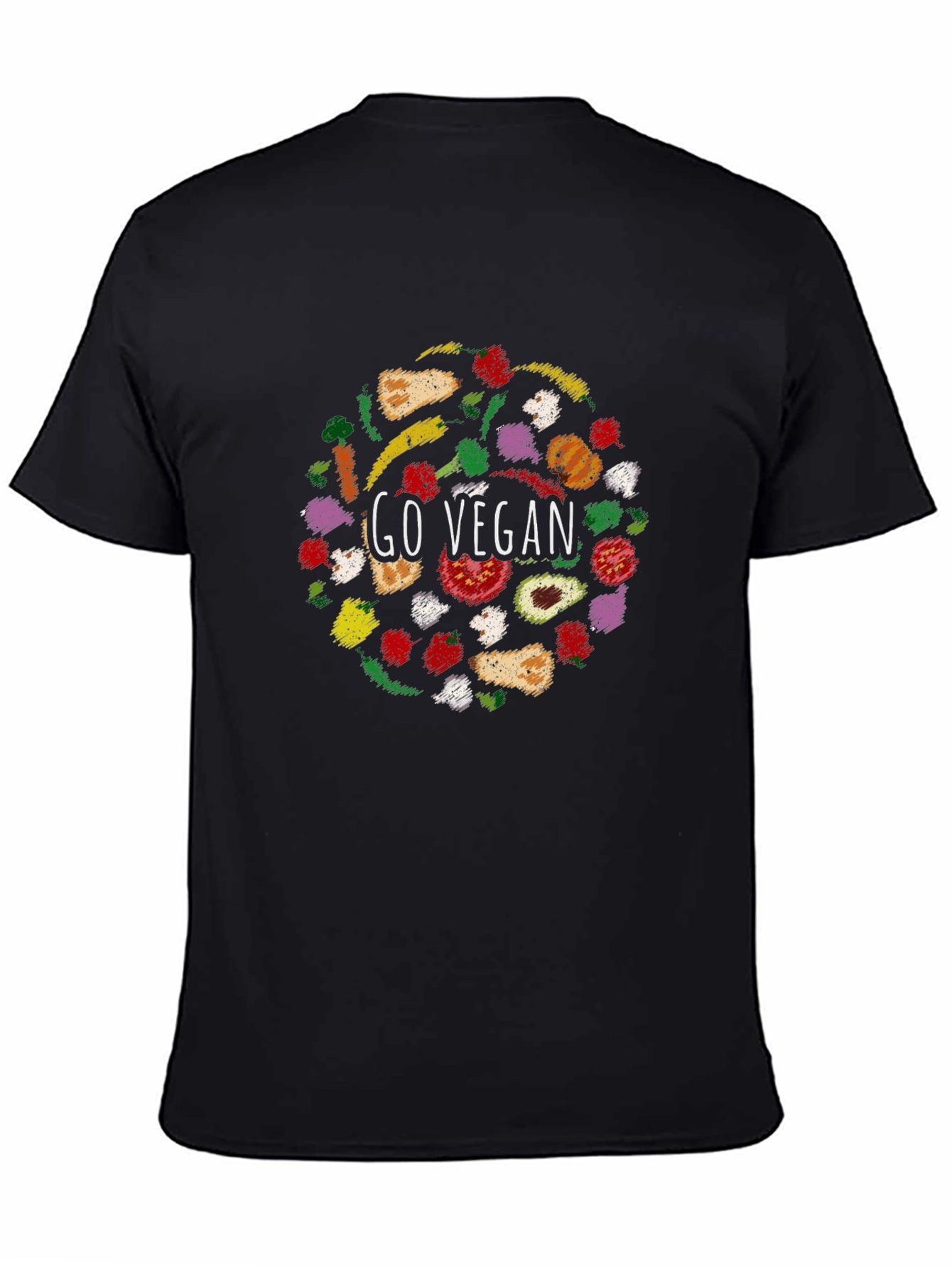 Go Vegan Graphic T-Shirt