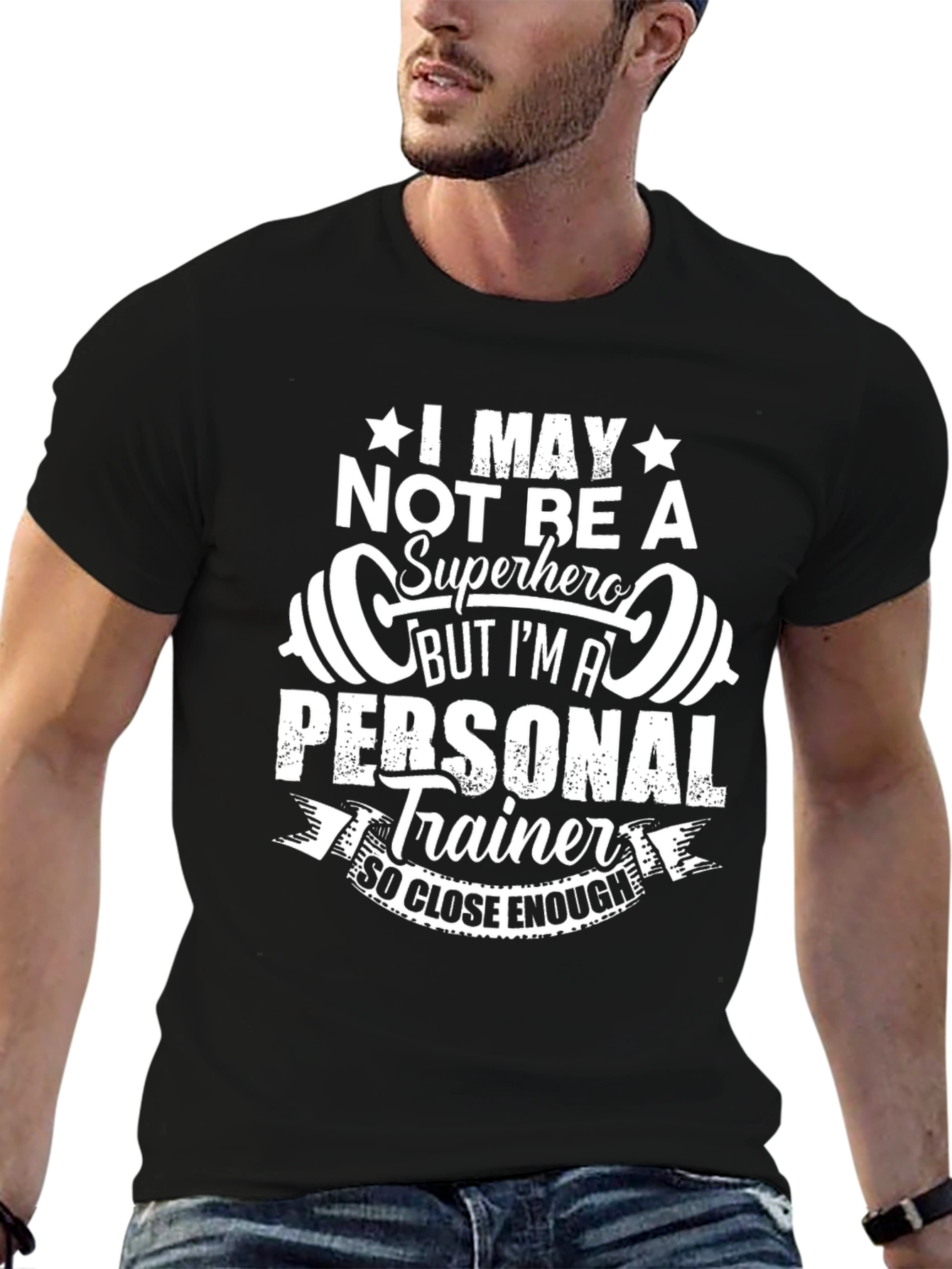 Personal Trainer Graphic T-Shirt - Superhero Alternative Tee