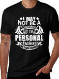 Personal Trainer Graphic T-Shirt - Superhero Alternative Tee
