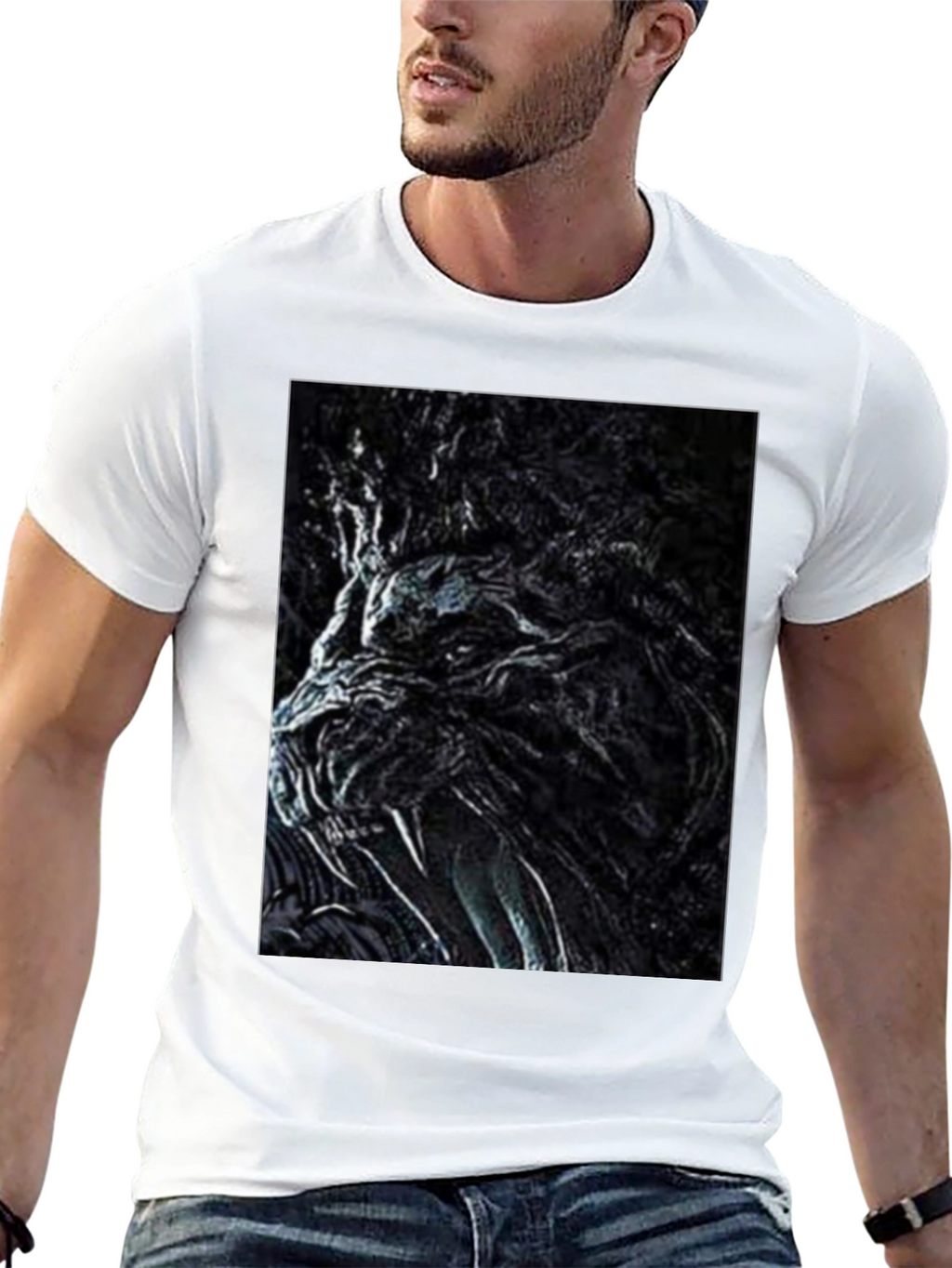 Monster Graphic Tee - Black