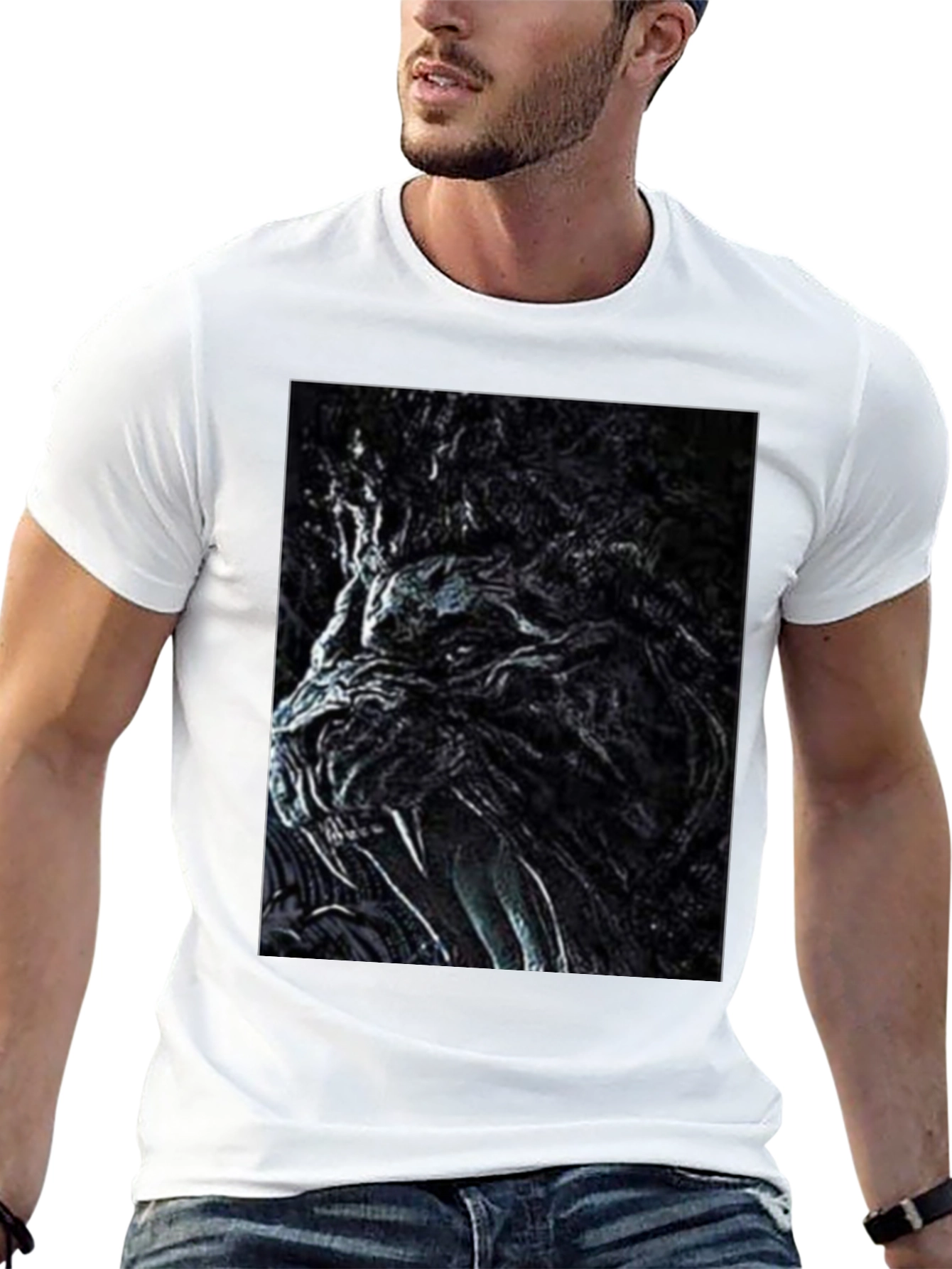 Monster Graphic Tee - Black