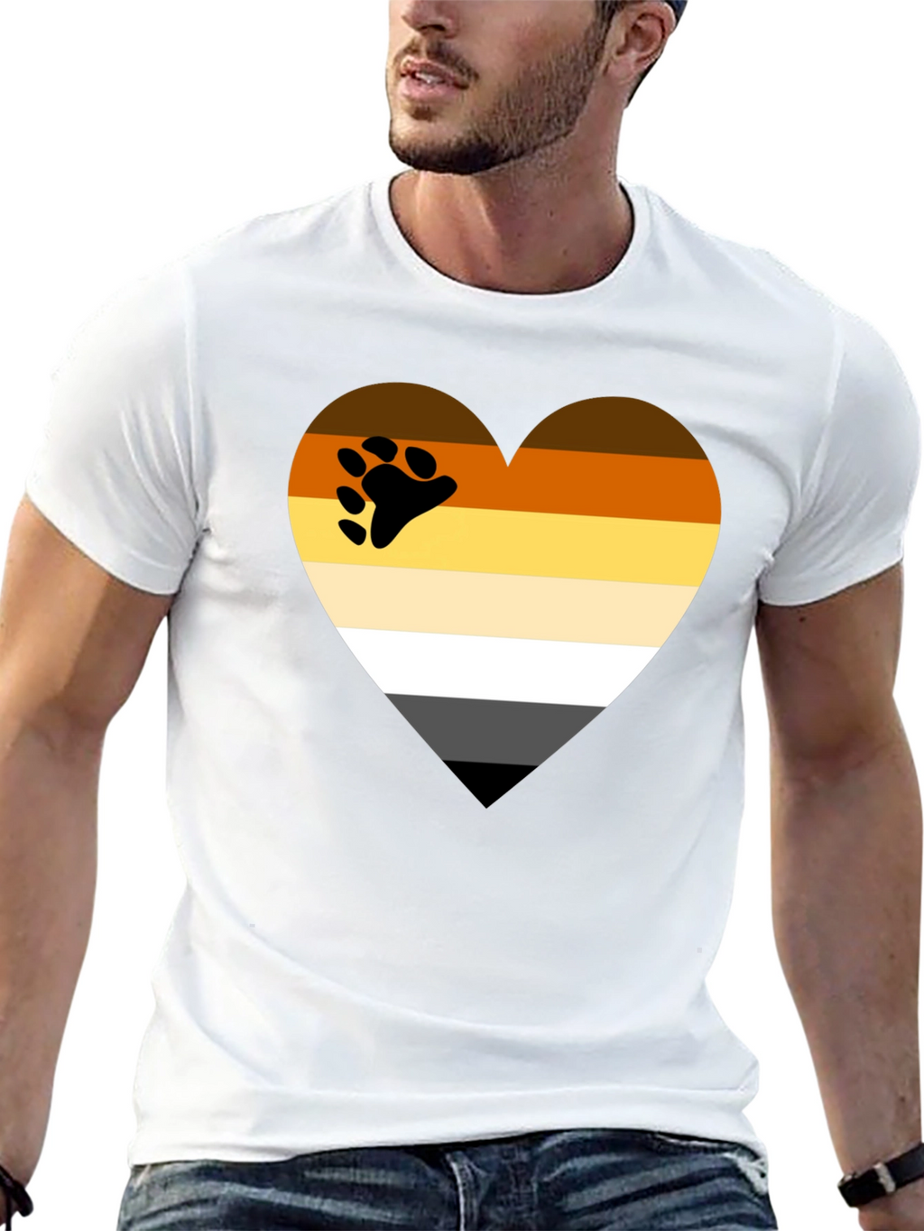 Bear Pride Heart T-Shirt