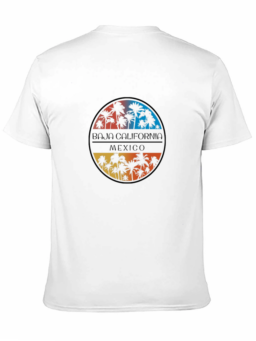 Baja California Mexico Palm Tree Graphic Tee