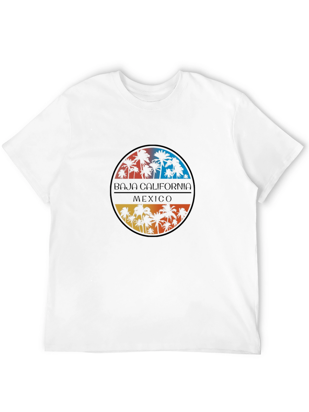 Baja California Mexico Palm Tree Graphic Tee