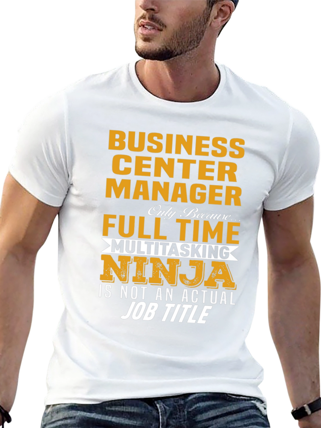 Business Center Manager Multitasking Ninja T-Shirt