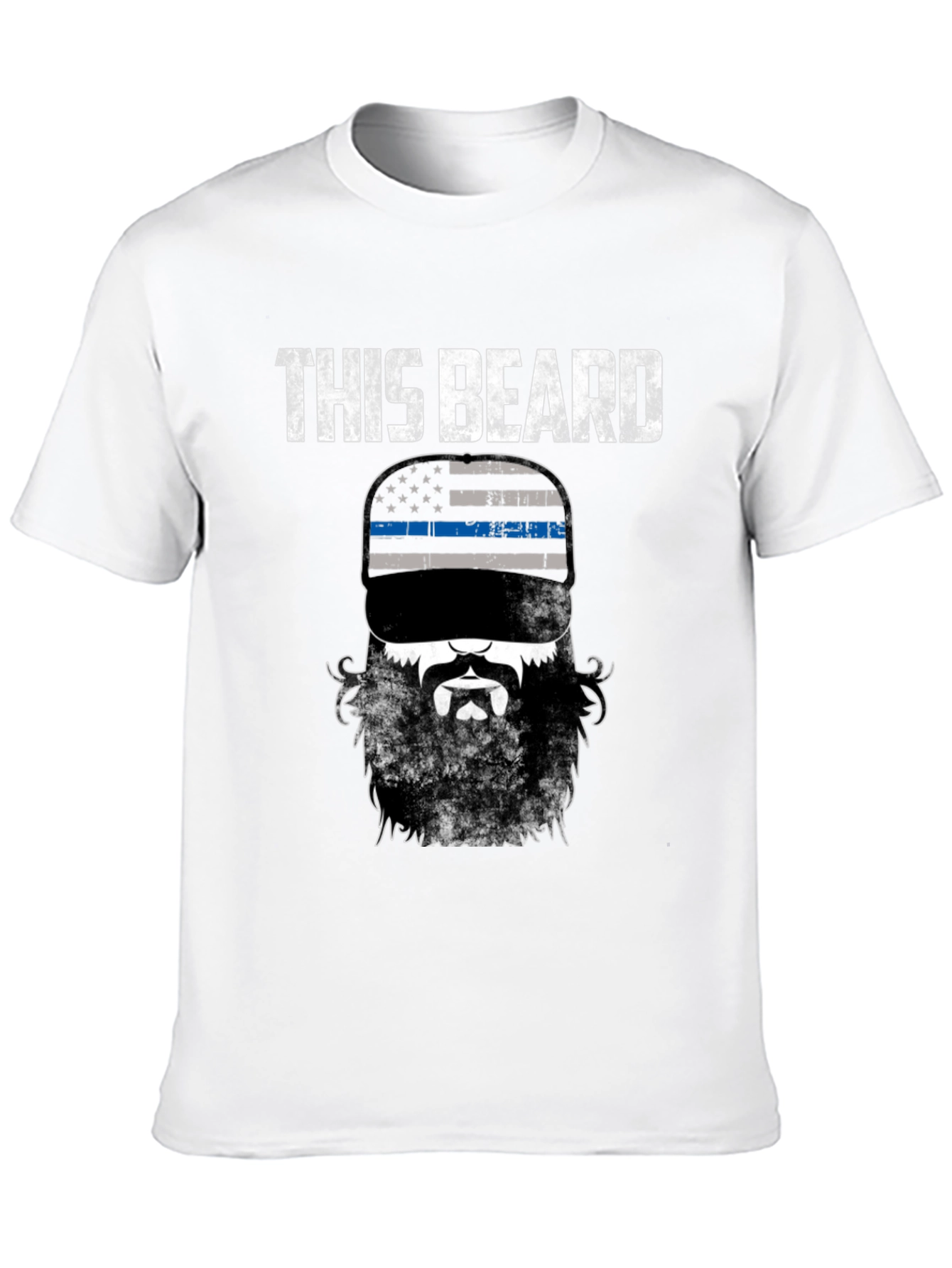This Beard USA Flag Graphic Tee