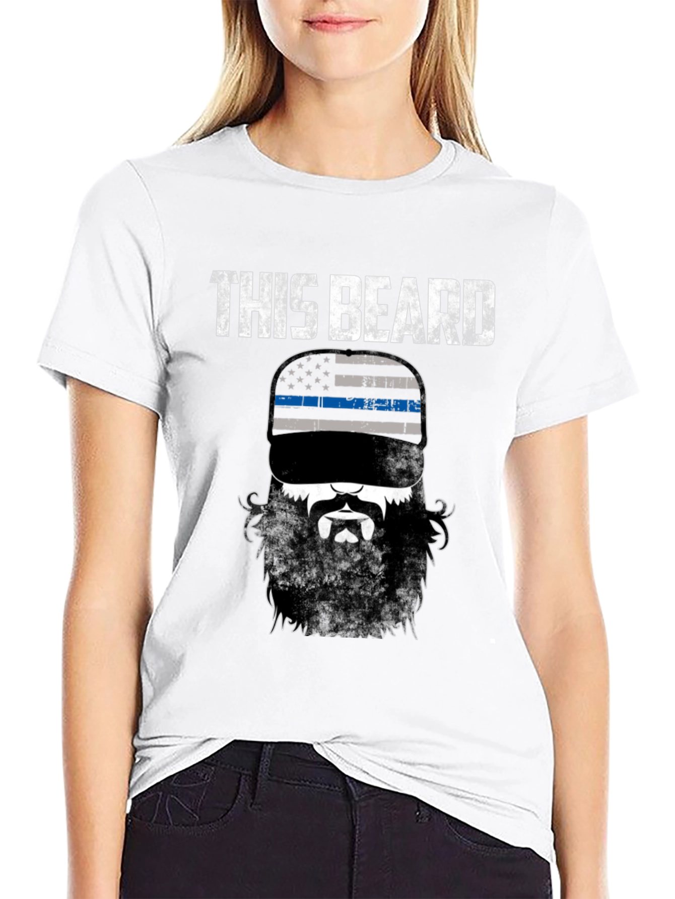 This Beard USA Flag Graphic Tee
