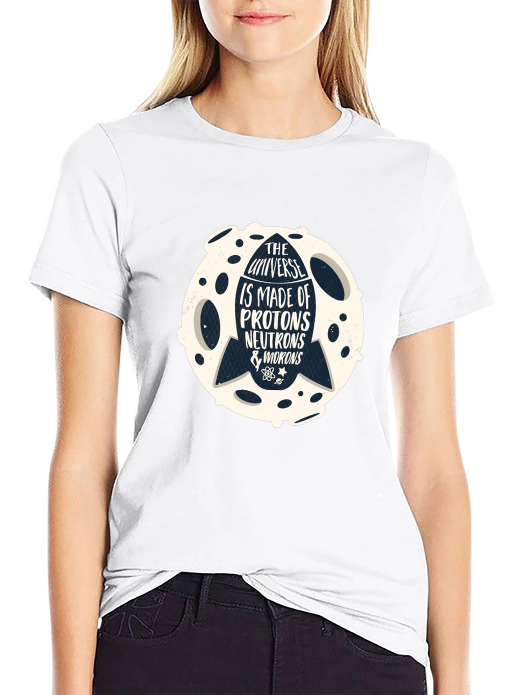 Universe Made of Protons T-Shirt - Science Geek Tee
