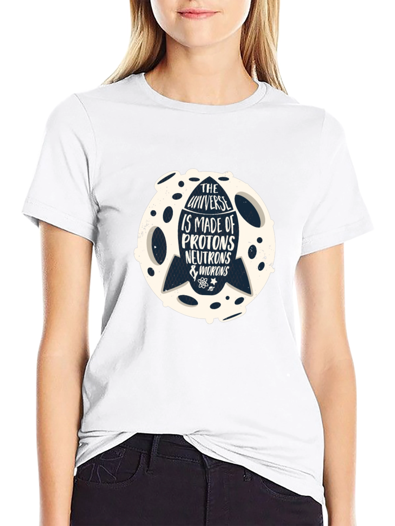 Universe Made of Protons T-Shirt - Science Geek Tee